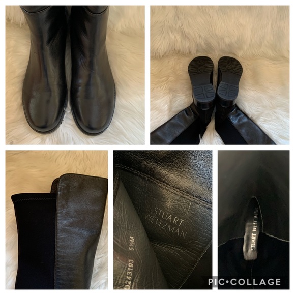 STUART WEITZMAN 50/50 Over Knee Leather Boots - Picture 8 of 8